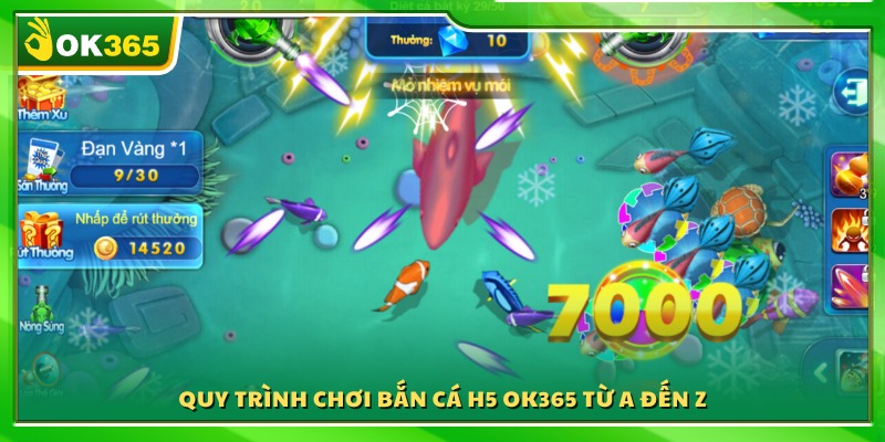 Hướng dẫn chi tiết cách chơi bắn cá H5 OK365