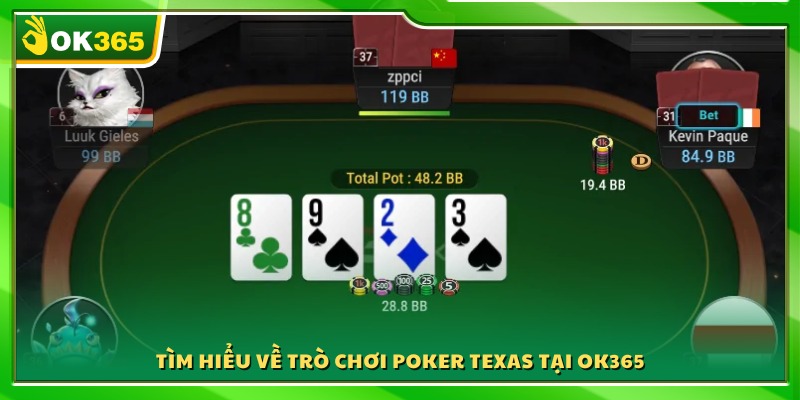 Giới thiệu tổng quan về cách chơi Poker Texas OK365 